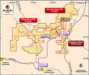 BC Iron Project Location