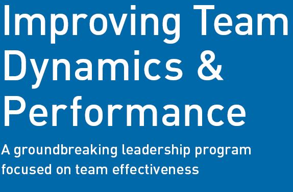 Improving team dynamics and performance