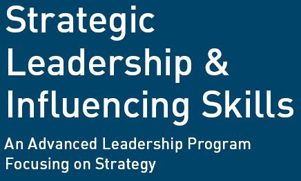 Strategic leadership and influencing skills